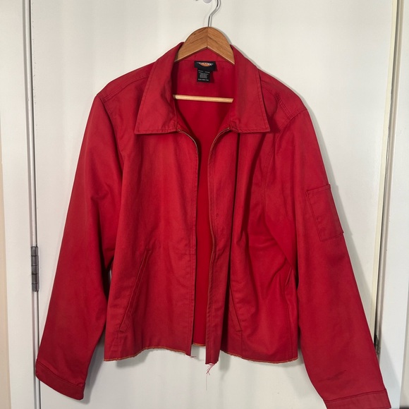 Red cropped dickies unlined eisnenhower size xl - Picture 1 of 4